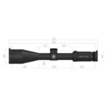 ZeroTech Thrive HD Riflescope 3-18x56 30mm SFP PHR-II IR MOA Illum Black - alternate view 6