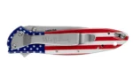 Kershaw Knives Kershaw Leek Folding Knife 3" Drop Point Blade USA Flag - alternate view 6