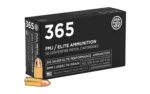 Sig Sauer Sig Elite Performance 365 Handgun Ammunition 9mm Luger 115gr FMJ 1050 fps 50/ct - alternate view 6