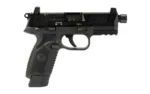 FN USA 502 Tactical Handgun .22 LR 10rd & 15rd Magazines (2) 4.6" Threaded Barrel Black - alternate view 6