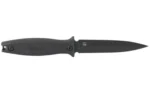 Kershaw Knives Kershaw Secret Agent Fixed Boot Knife 4-2/5" Spear Point Black with Sheath - alternate view 6