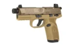 FN America FN USA 502 Tactical Handgun .22 LR 10rd Magazines (2) 4.6" Threaded Barrel FDE - alternate view 7