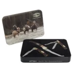 Battenfeld Knives Old Timer Knife Combo Tin Fixed and Folding Knives - alternate view 7