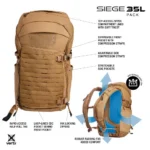 Fechheimer-Vertx VertX Siege 35L Tactical Backpack Coyote - alternate view 7