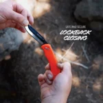 Outdoor Edge RazorPro L Replaceable Blade Folding Knife 3-1/2" Drop Point Blade Orange - alternate view 7