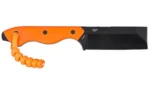 Columbia River Knife & Tool CRKT Razel Fixed Knife 3" Chisel Blade Orange - alternate view 7