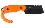 Columbia River Knife & Tool CRKT Razel Compact Fixed Knife 2-3/10 Chisel Blade Orange - alternate view 7
