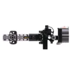 Pure Archery Group Black Gold Pro Dual Track 2 Pin Vertical 4" Dovetail Scope .019 RH - alternate view 8