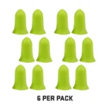 The Allen Company Inc. Allen ULTRX Tapered Foam Ear Plugs 32dB Lime 6 Pairs - alternate view 8