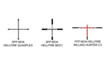Sig Sauer Whiskey 4 Rifle Scope 4-16x44 30mm FFP MOA Milling Hunter 2.0 Illum Exposed Zero Stop Side Focus Black - alternate