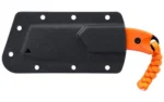 Columbia River Knife & Tool CRKT Razel Compact Fixed Knife 2-3/10 Chisel Blade Orange - alternate view 8