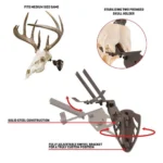 The Allen Company Inc. Allen EZ Mount Trophy Skull Hanger Brown - alternate view 8