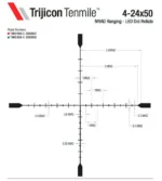 TRIJICON TENMILE 4-24X50 SFP MRAD RD - alternate view 8