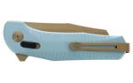 Sog Specialty Knives Inc. SOG Knives Diverge XR Folding Knife 3" Sheepsfoot Blade Gold and Light Blue - alternate view 8