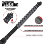 The Allen Company Inc. Allen Trak Traction Web Rifle Sling 36" Black Grey - alternate view 9