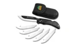 Outdoor Edge RazorPro L Replaceable Blade Hunting Knife 3-1/2" Drop Point Blade Black - alternate view 9