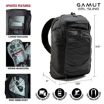 Fechheimer-Vertx VertX Gamut 22L Sling Bag Black - alternate view 3