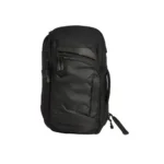 Fechheimer-Vertx VertX Gamut 22L Sling Bag black front view with zippered compartments and shoulder strap