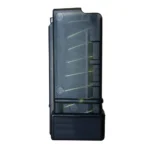 Global Ordnance Grand Power Stribog handgun magazine, front view with dark translucent body