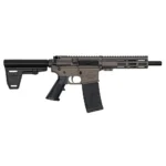 10 Ring GLFA 223 Wylde Braced Pistol .223 Wylde 30rd Magazine 7.5" Nitride Barrel Tungsten Finish