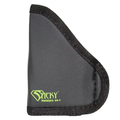 glock-42-sticky-holster-primary Sticky Holsters Small Sticky Pocket Holster, black ambidextrous holster in side view