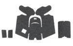 Hogue Inc. Hogue Wrapter Grit Adhesive Grip Glock Gen 5 Glock 19 19MOS 44 Black - alternate view 2