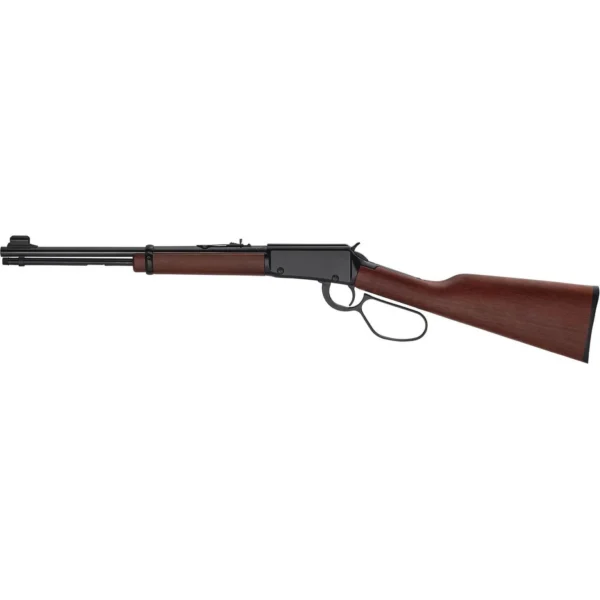 Henry H1 Classic LL rifle, right-side view with black barrel, receiver and brown wood furniture