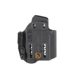 Henry Holsters Ember for Springfield Hellcat Pro black holster, rear view with mounting slots