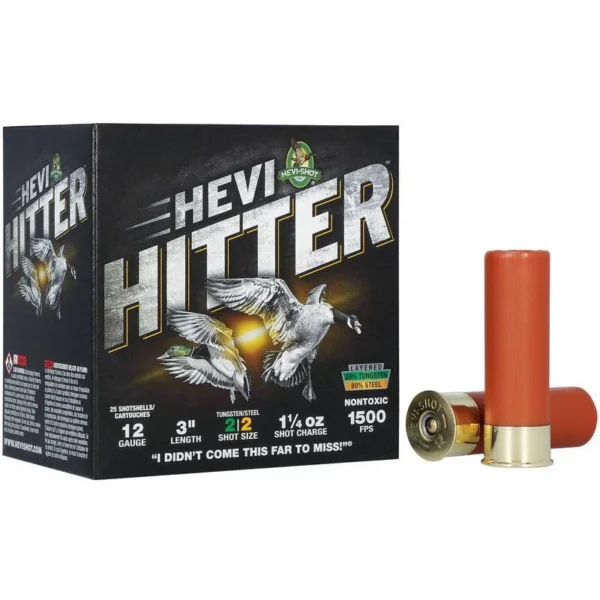 HEVI-Shot HEVI-HITTER 12GA 3" 1.25OZ #2 TG/STL