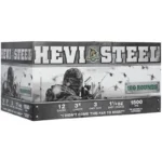 Environ Metal Inc HEVI-Shot HEVI-Steel Shotshells, black and white ammunition case