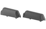Magpul Hunter/SGA High Cheek Riser, black side view showing two riser pieces