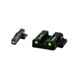 North Pass Ltd. Hiviz HIVIZ LiteWave H3 sight Green LitePipe/Orange front ring fits S&W Shield models