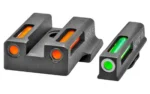 North Pass Ltd. Hiviz HIVIZ LiteWave H3 sight Orange/Green LitePipe/White front ring fits S&W M&P EZ380 - alternate view 2