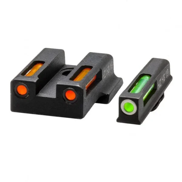 North Pass Ltd. Hiviz HIVIZ LiteWave H3 sight Orange/Green LitePipe/White front ring fits S&W M&P EZ380