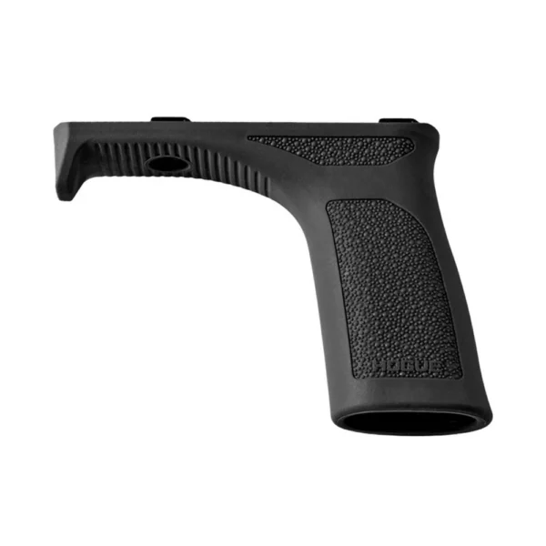 Hogue AR-15/M16 M-LOK Hybrid forend grip in black, right-side view with textured panels