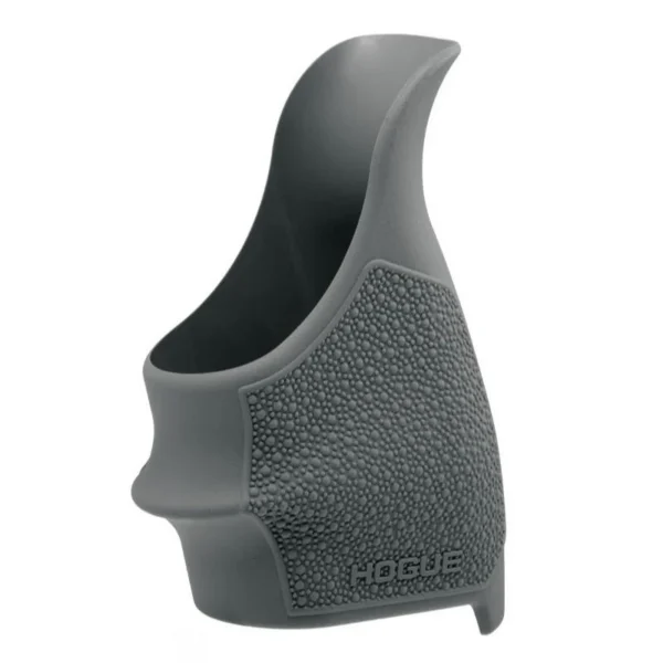 Hogue HandAll Beavertail grip sleeve, slate grey angled view with textured sides
