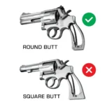 Hogue Inc. Hogue OverMolded Rubber Tamer Conversion Monogrip S&W K/L/N/X/Z-Frame Revolvers Round Butt OD Green - alternate