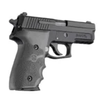Hogue Inc. Hogue Overmolded Rubber Grip Handgun Grips for Sig Sauer P228/P229 Slate Grey with Finger Grooves - alternate view