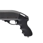 Hogue Tamer Pistol Grip & Forend - Remington 870, black grip and forend in right-side view