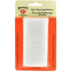 Hoppe's HOPPES CLNG PATCH 16-12GA 25/BAG, front view of orange pack with white patches