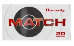 Hornady Mfg Hornady Match ELD Rifle Ammunition .22 Creedmoor 80gr PT 3285 fps 20/ct - alternate view 2