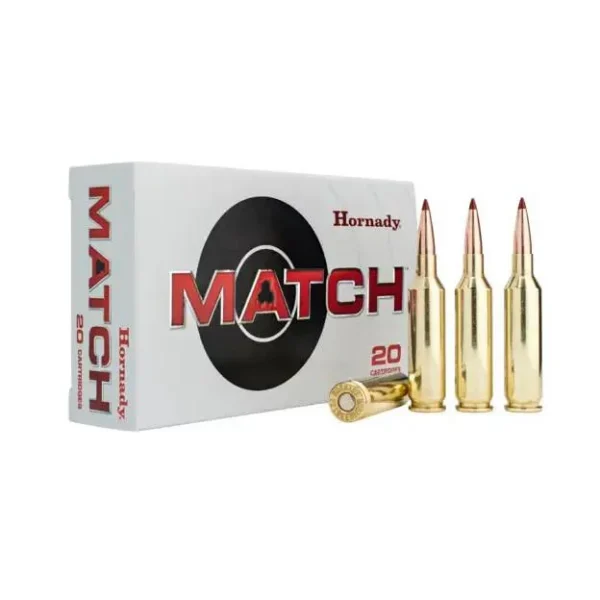 Hornady Mfg Hornady Match ELD Rifle Ammunition .22 Creedmoor 80gr PT 3285 fps 20/ct