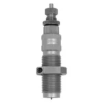 Hornady Match Grade Full Length Sizing Die 25 Creedmoor, silver die in front view