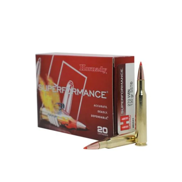 Hornady Mfg Hornady Superformance Rifle Ammunition .270 Win 130 gr SST 3200 fps - 20/ct