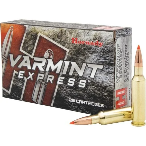 Hornady Mfg Hornady Varmint Express Rifle Ammunition .224 Valkyrie 60 gr V-MAX 3300 fps 20/ct