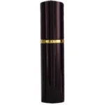PS Products PS lipstick disguise pepper spray, black cylindrical case with gold band