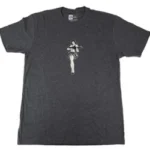 MAGPUL Hula Girl CVC T-shirt, charcoal front view with small white chest graphic