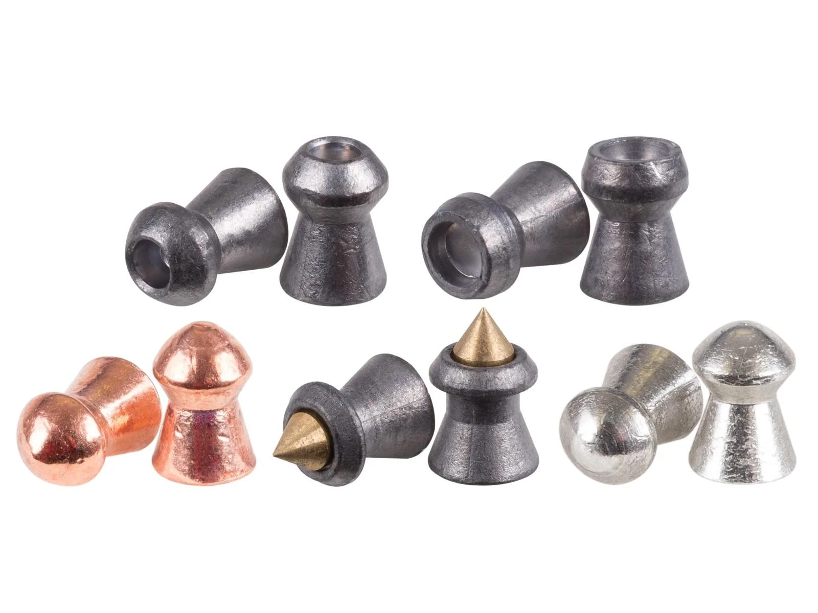 hunting-pellets-22-cal-5-types-primary-1 Hatsan USA / Escort Shotguns H&N Hunting-Sampler Type II, assorted metallic pellets
