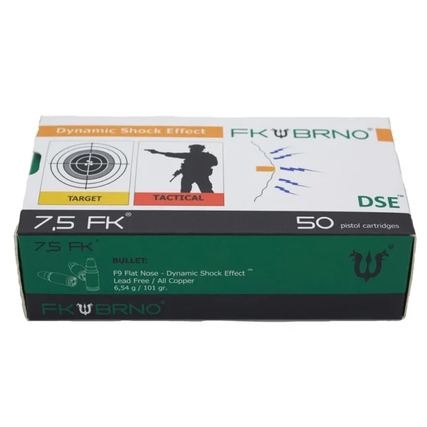 Italian Firearms Group IFG F9 Copper Handgun Ammunition 7.5 FK 101gr LF 1950 fps 50/ct