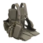 Alps Outdoorz Impact Pro Turkey Hunting Vest, Mossy Oak Bottomland view with seat and storage pockets